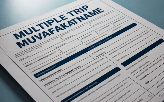 multiple trip muvafakatname guide