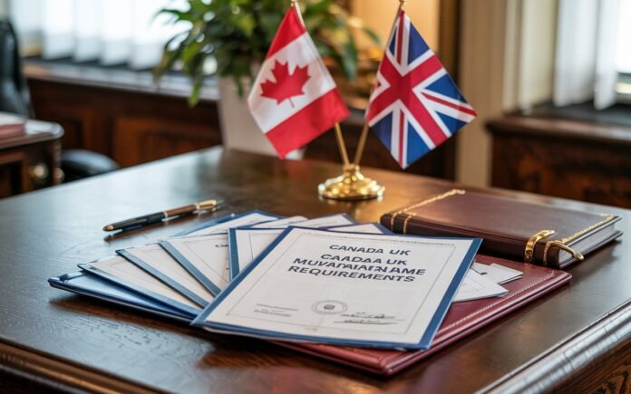 Canada UK muvafakatname requirements