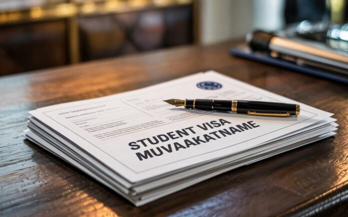 student visa muvafakatname