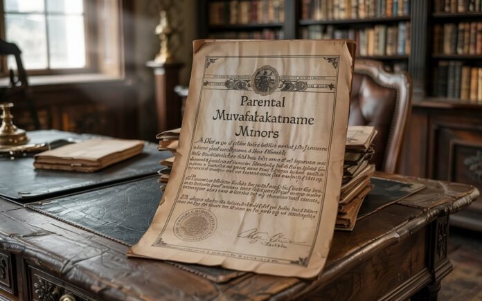parental muvafakatname minors