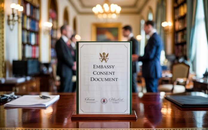 muvafakatname embassy consent paperwork